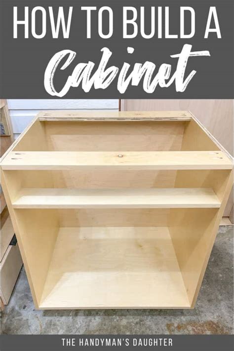 how to build a cabinet box